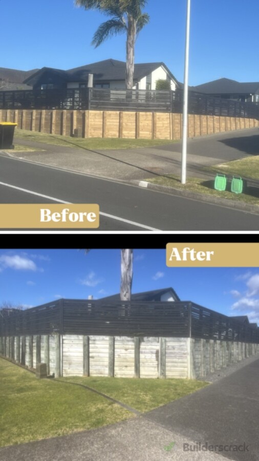 Water blasting and repaint