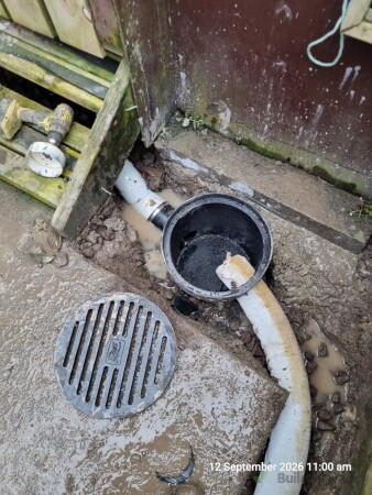 New cesspit connected