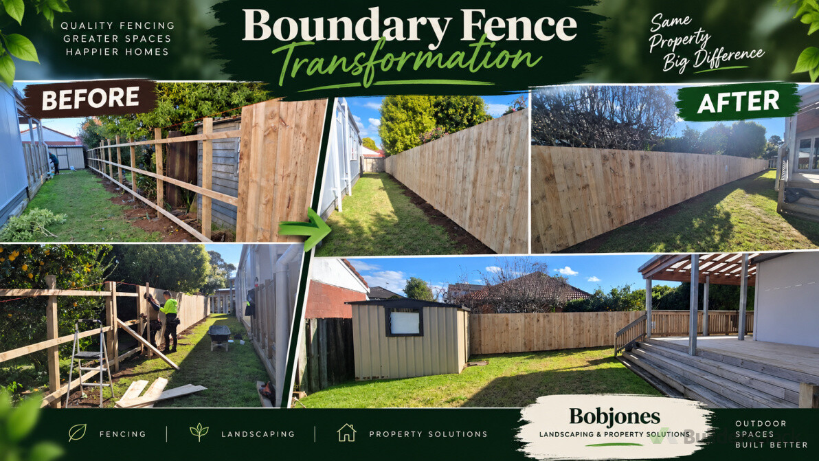 A complete school boundary fence transformation by Bobjones Landscaping & Property Solutions — from site preparation and framing through to a clean, secure and professional finish.  Built with durability, safety and presentation in mind, helping create a
