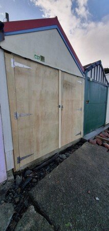 Boatshed replacement doors