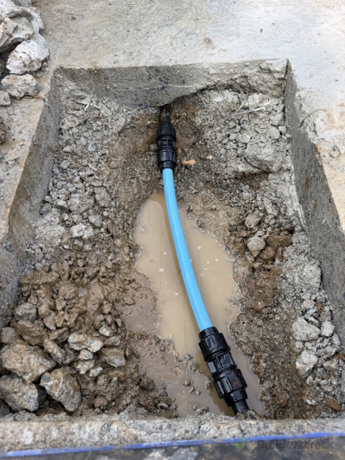 Repaired leak