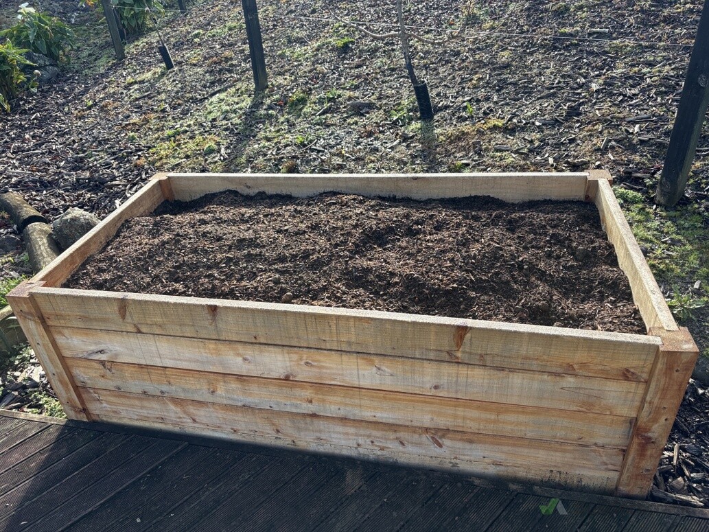 Planter boxes - before