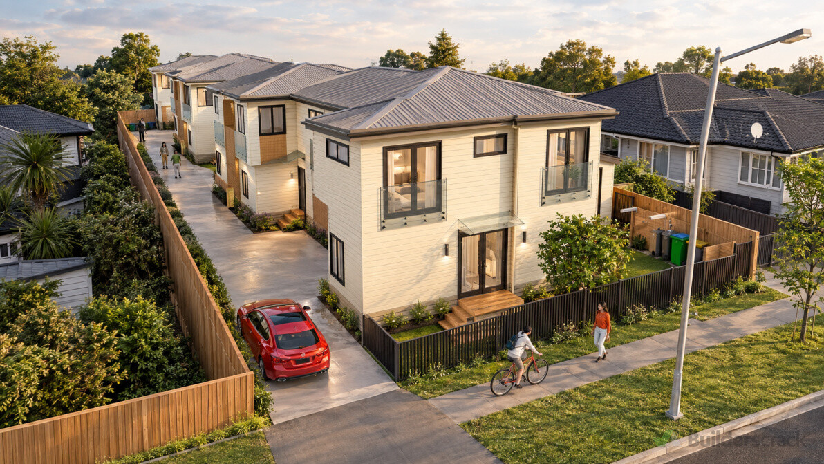 Multi residential design with 3 duplex house design