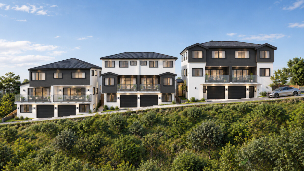 Multi residential design with Intertenancy walls in duplex house