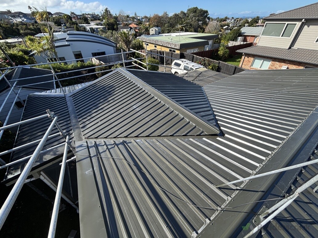 At first our customer wanted repairs done. She then decided to go ahead with a full reroof instead!