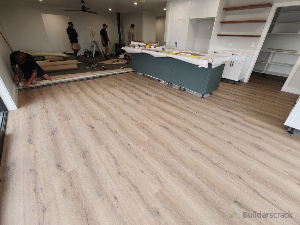 42sqm of vinyl planks