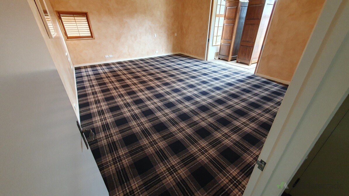 One of the lodges at poronui with tartan axe minster
