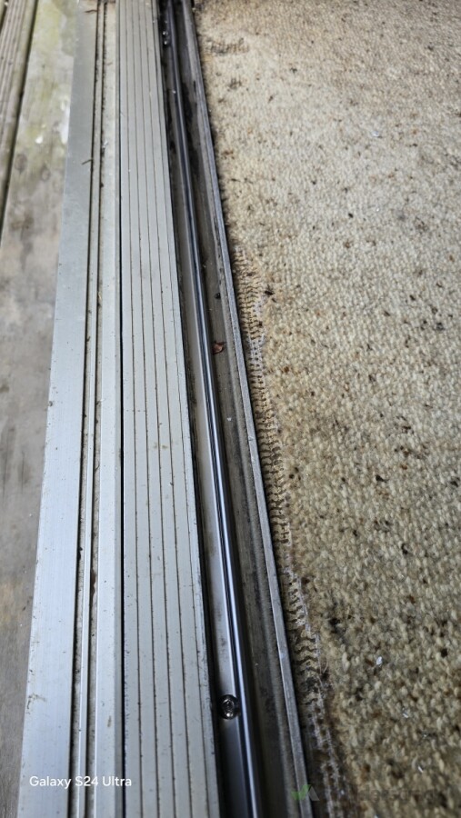 New sliding door track installations