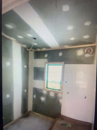 Plastering all rooms for preparation
