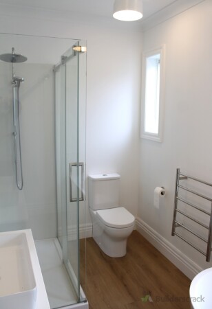 Completed bathroom photos - toilet and shower