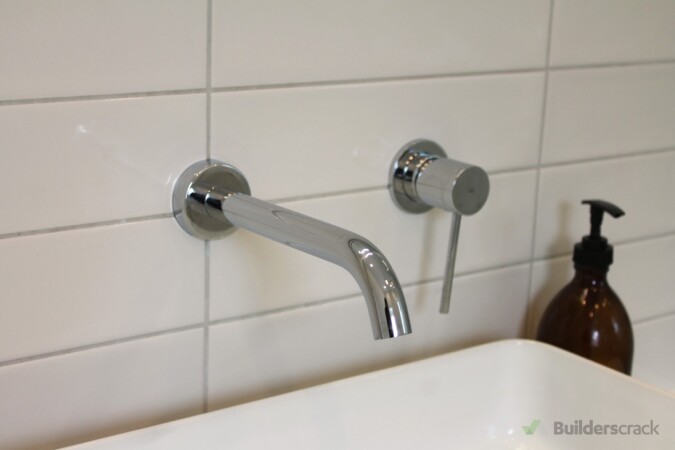 Completed bathroom photos - close up of basin tapware