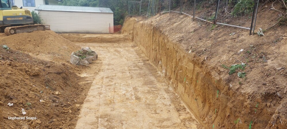 Prepping the land for the subdivision
