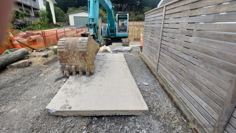 Demo of driveway to adjust gradient for subdivision