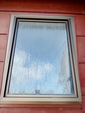 Toilet window before