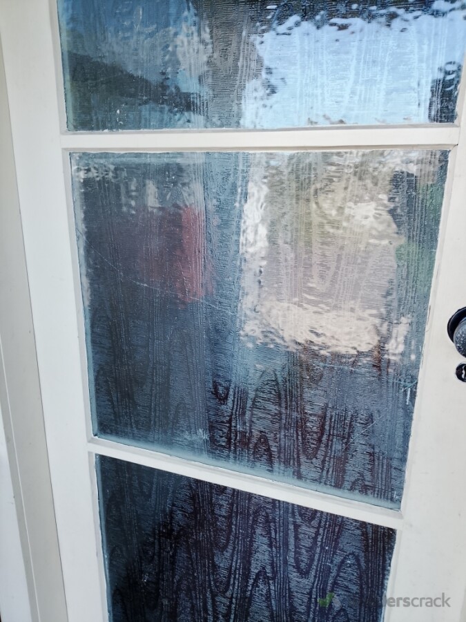 Timber door before