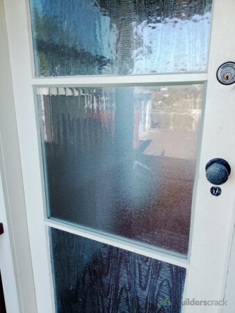 Timber door after