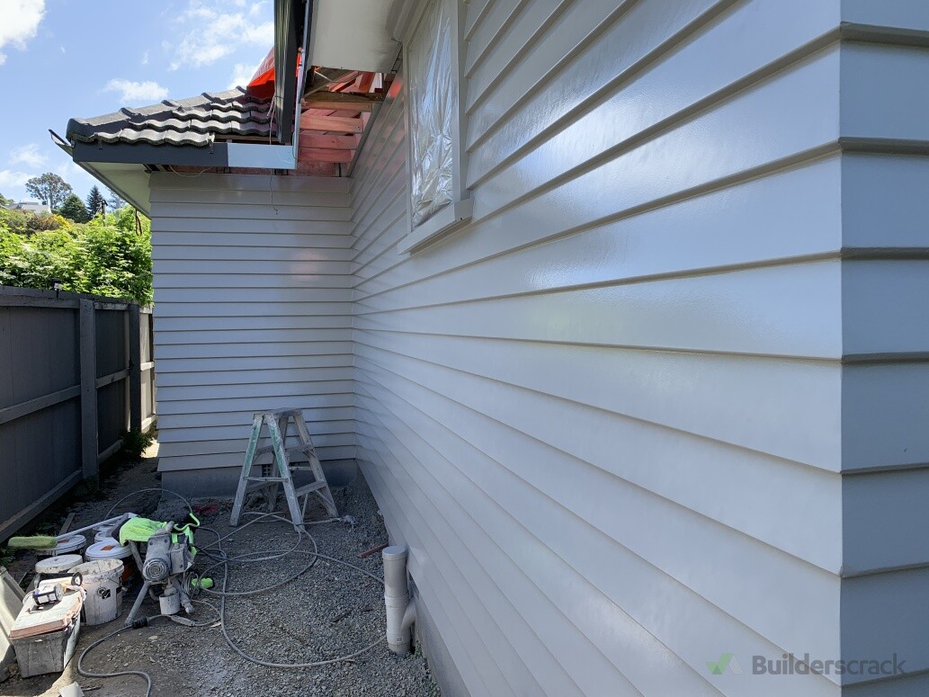 Exterior spraying to high quality finish