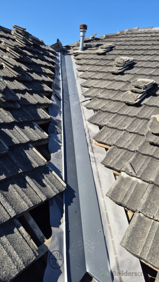 Replacing Valley tray