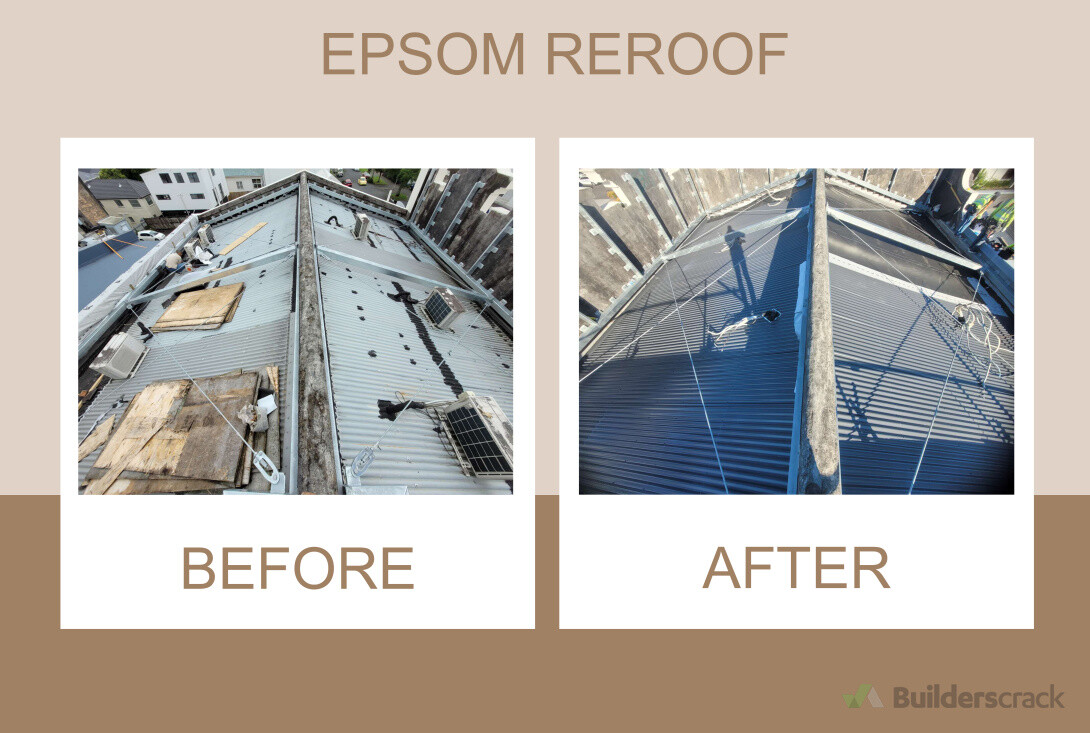 Epsom Reroof – Before & After