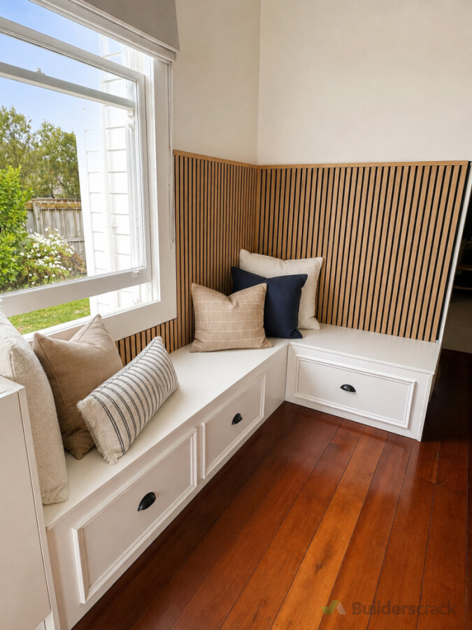 Custom Window Seat and Drawers