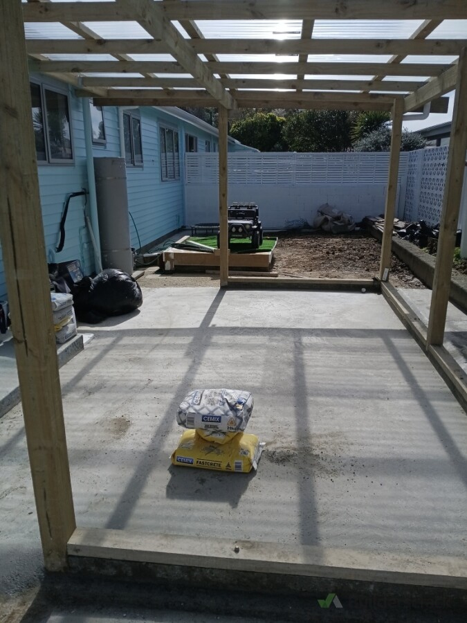 Build  Pergola, and layed new flooring.