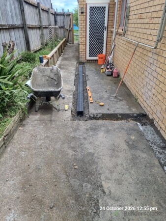 Setting channels in place and checking levels