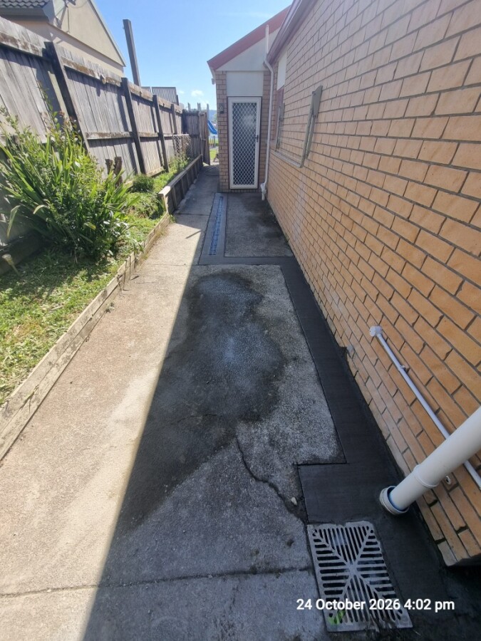 Finished concrete
