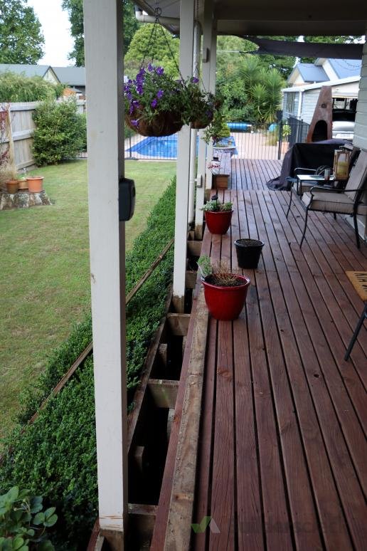 Veranda Post repair ( 252442) Builderscrack