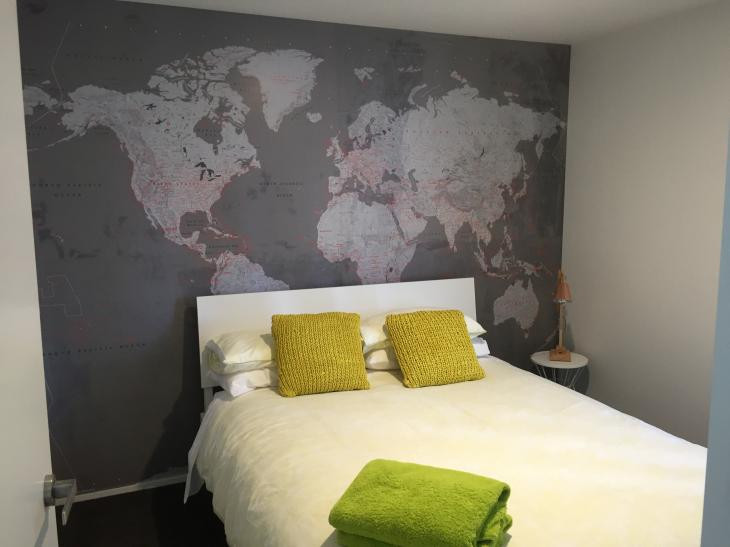 Mural feature wall - World Map