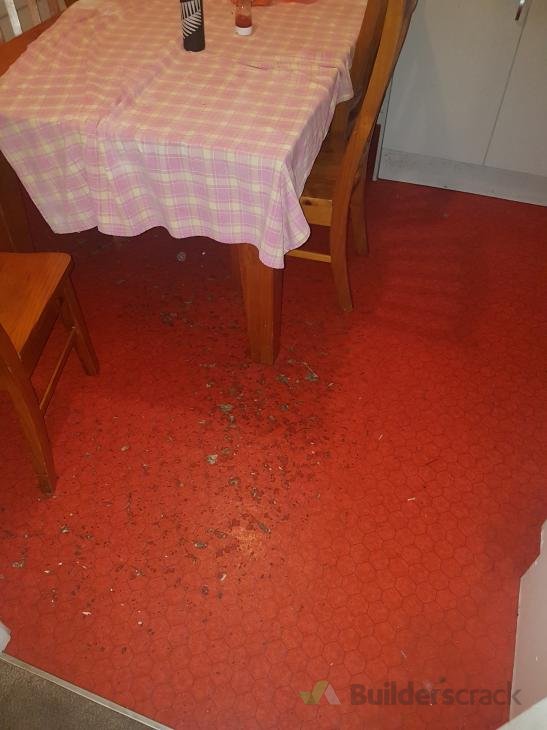Red Vinyl Floor Woes 271343 Builderscrack