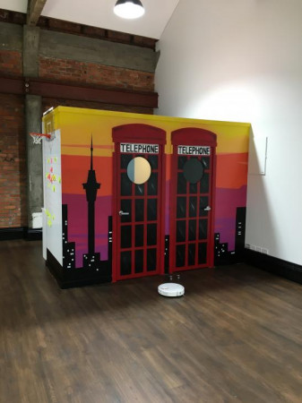 Office fit out in Parnell. Quirky phone booths.