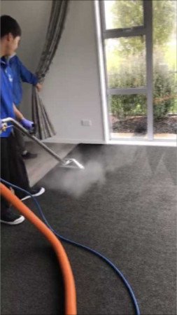 Hot water cleaning carpet  www.3plestar.nz