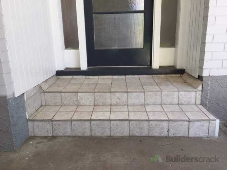 Kitchen Tiling And Front Door Exterior Steps Two Small Jobs