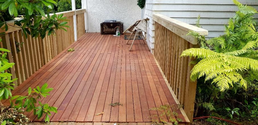 New deck