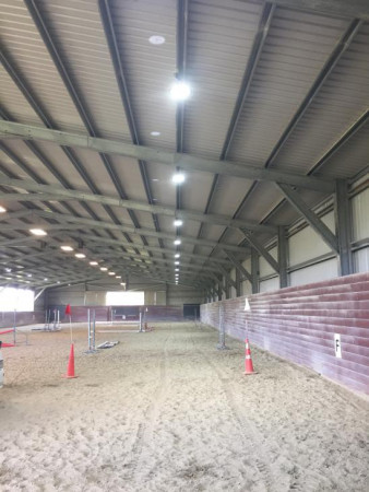 Horse Arena lighting upgrade