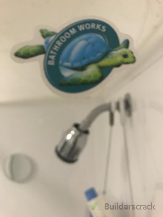 Re seal shower & realign shower door ( 358607) Builderscrack