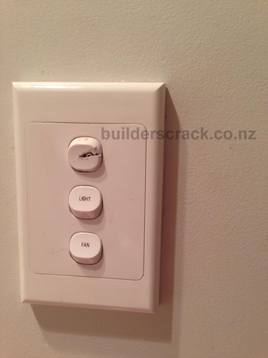 Light Switch In Bathroom Needs