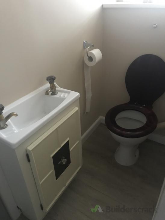 Bathroom and upstairs toilet replacement ( 396324) Builderscrack