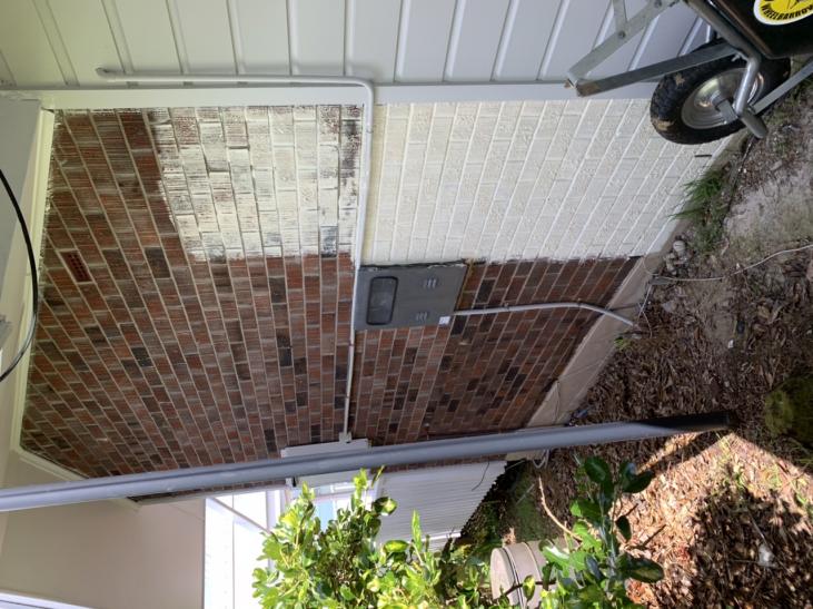 Light plastering over brick external ( 420527) Builderscrack