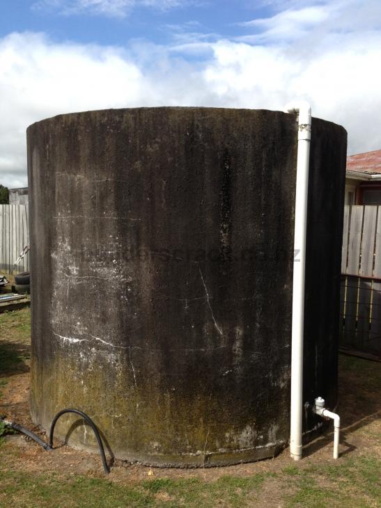 Removal of old Firth Concrete water tank ( 32959) Builderscrack