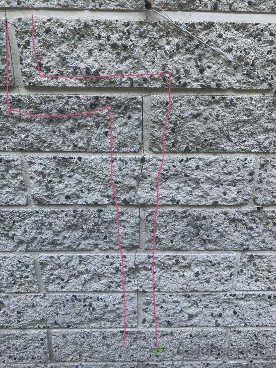 Repair thin cracks in brick veneer ( 438365) Builderscrack