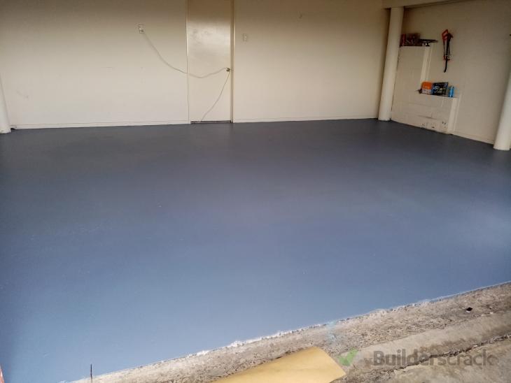 cost to paint 2 car garage floor