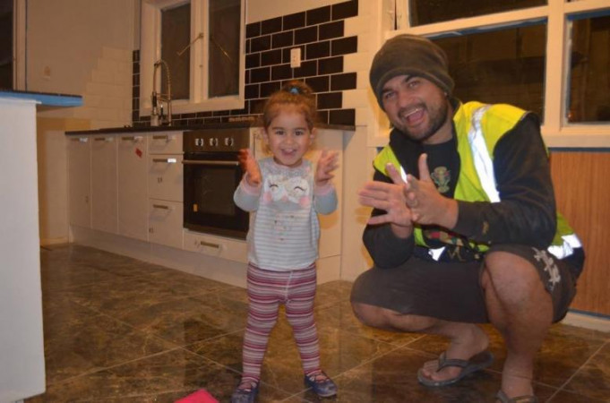 Kitchen renovation after photo