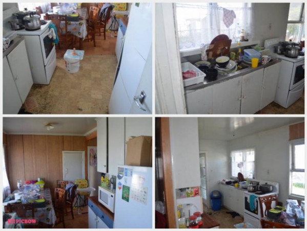 Before photo of kitchen renovation