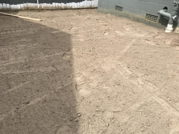 Remove old lawn and add top soil