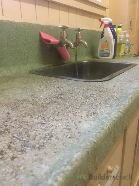 Kitchen bench repair ( 471575) Builderscrack