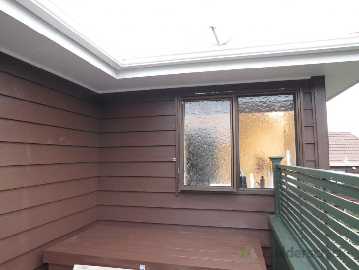 Leaking range hood flue, roof & gutter inspection ( 479357