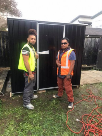 Storerite shed assembly