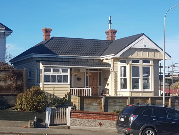 Decramastic roof. Timaru. Demoss. Repair. Paint