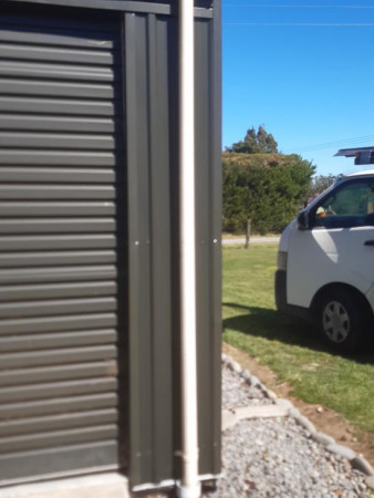 Wall cladding repair. Replace sheet. Westmelton